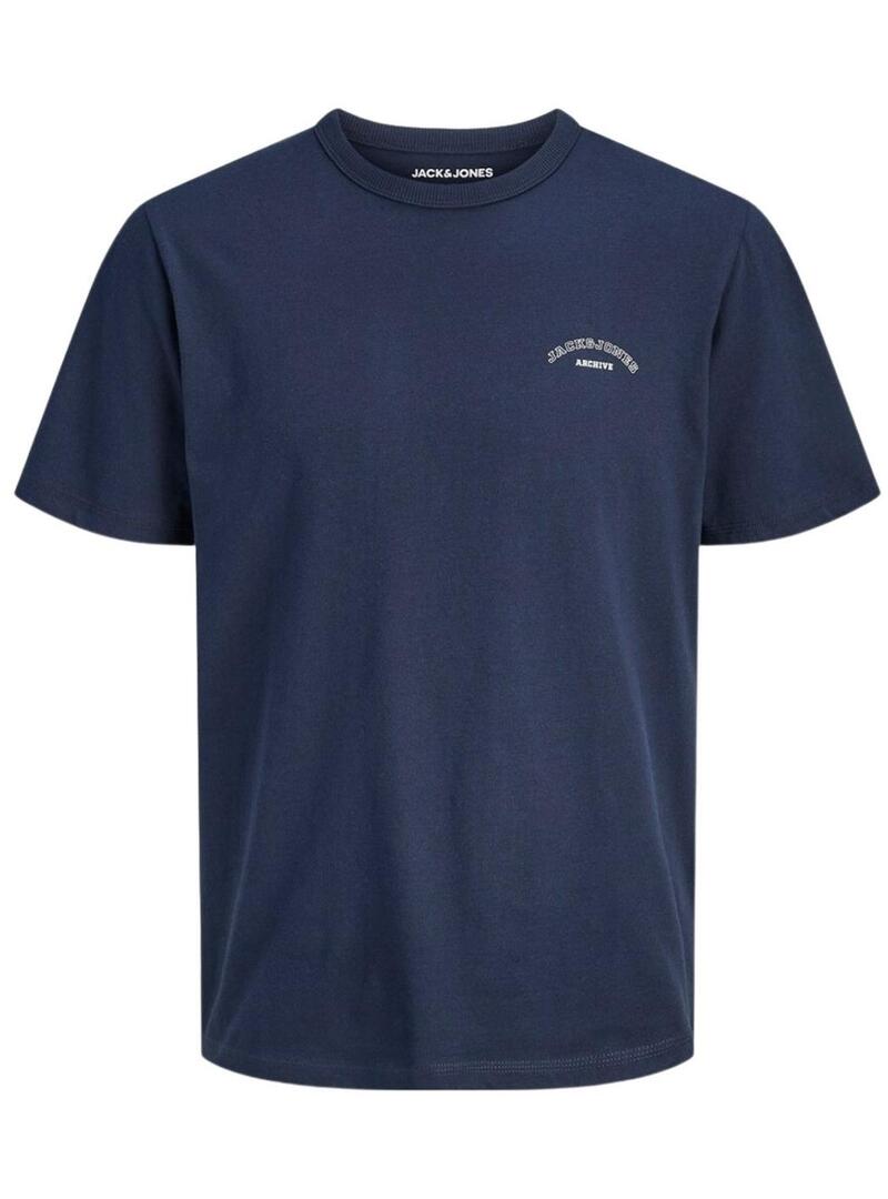 Maglietta Jack and Jones College blu marino per bambino