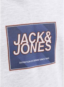 Felpa Jack and Jones Rain grigia per bambino