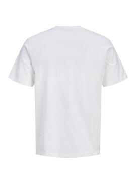 Maglietta Jack and Jones Rain bianca per bambino