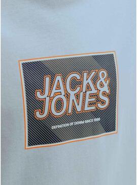 Maglietta Jack and Jones Rain blu per bambino.