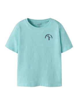 Maglietta Name It Flapz turchese per bambino.