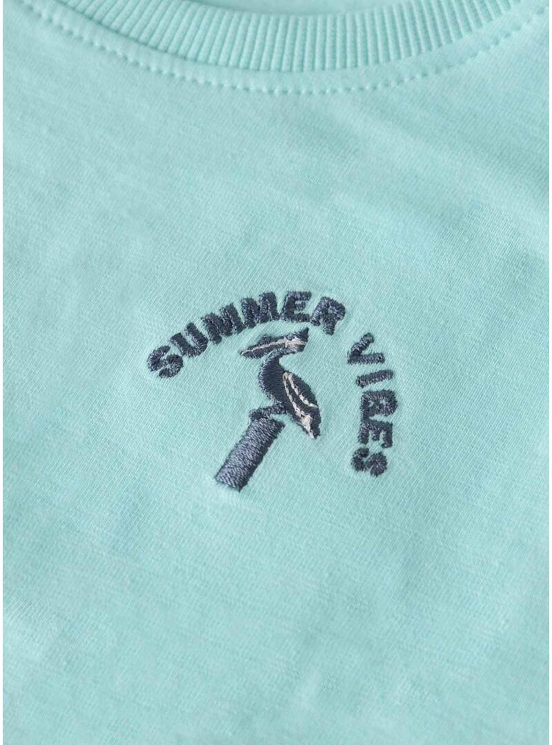 Maglietta Name It Flapz turchese per bambino.