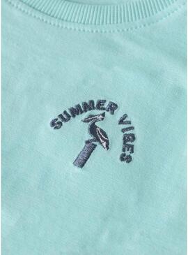 Maglietta Name It Flapz turchese per bambino.