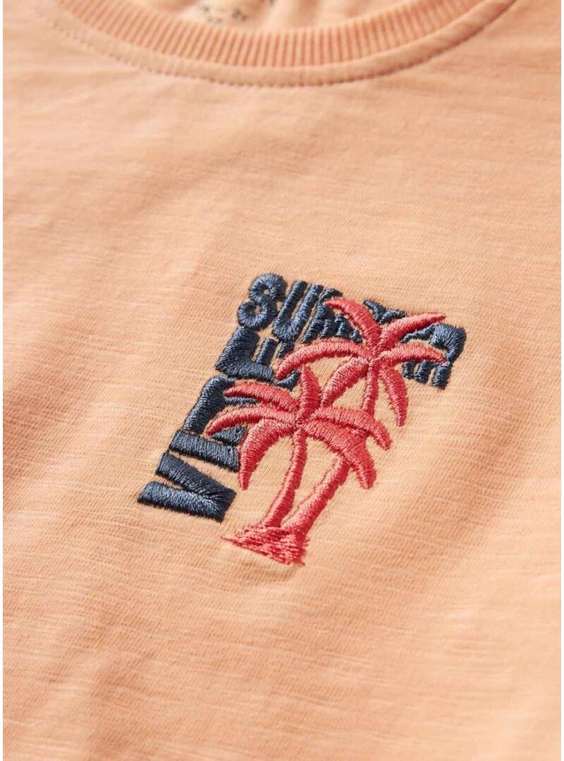 Maglietta Name It Flapz corallo per bambino