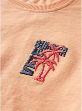 Maglietta Name It Flapz corallo per bambino