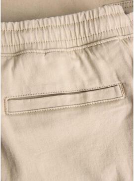 Bermudas Jack and Jones Cole cargo beige per uomo.