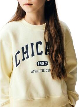 Felpa Name It Fabia gialla per ragazza