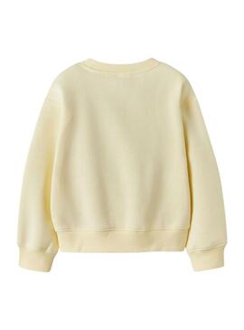 Felpa Name It Fabia gialla per ragazza