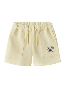 Shorts Name It Fabia gialli per ragazze