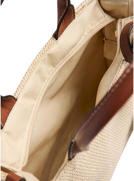 Borsa Pieces Kathrine beige per donna