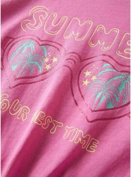 Maglietta Name It Freya rosa per ragazze