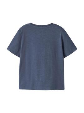 Maglietta Name It Feath blu per bambino