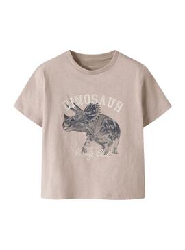 Maglietta Name It Feath color tostato per bambino.