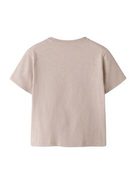 Maglietta Name It Feath color tostato per bambino.