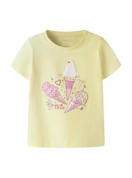 Maglietta Name It Fentaz gialla per ragazza