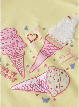 Maglietta Name It Fentaz gialla per ragazza