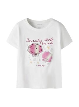 Maglietta Name It Fentaz bianca per ragazza