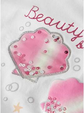 Maglietta Name It Fentaz bianca per ragazza