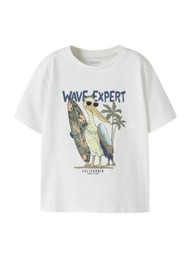 Maglietta Name It Fopz bianca per bambino