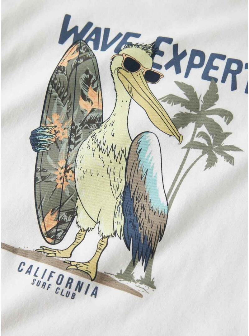 Maglietta Name It Fopz bianca per bambino