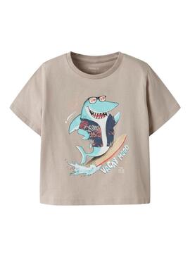 Maglietta Name It Fopz color tostato per bambino