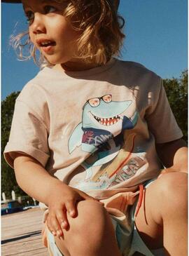 Maglietta Name It Fopz color tostato per bambino