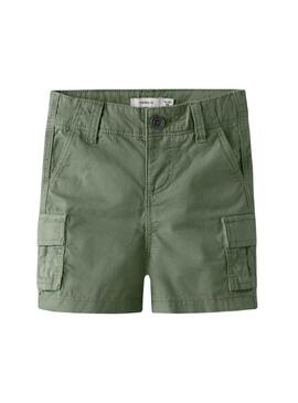 Bermuda Name It Ryan cargo verde per ragazzo