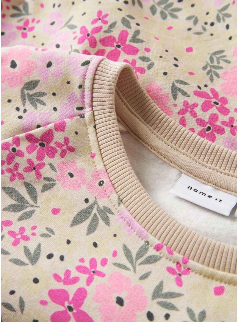 Felpa Name It Dartia rosa per bambina
