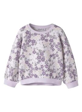 Felpa Name It Dartia viola per ragazza