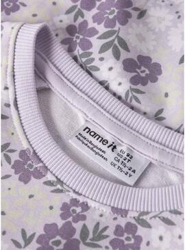 Felpa Name It Dartia viola per ragazza