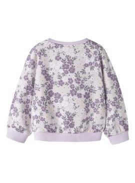 Felpa Name It Dartia viola per ragazza