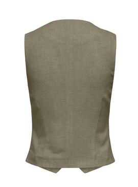 Gilet Only Siesta verde per donna.