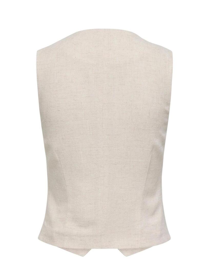 Gilet Only Siesta beige per donna