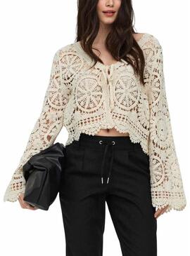 Giacca Only Waterly beige per donna.