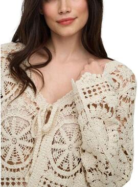 Giacca Only Waterly beige per donna.