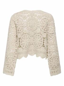 Giacca Only Waterly beige per donna.