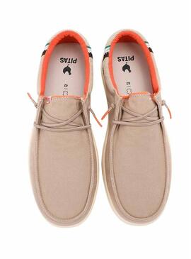 Scarpe Walkin Pitas Cana beige per uomo