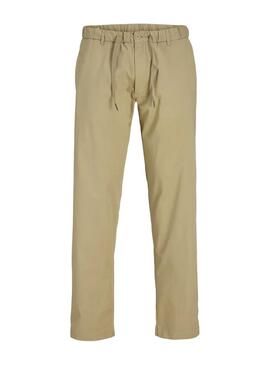 Pantaloni Jack and Jones Kane Rocco beige per uomo