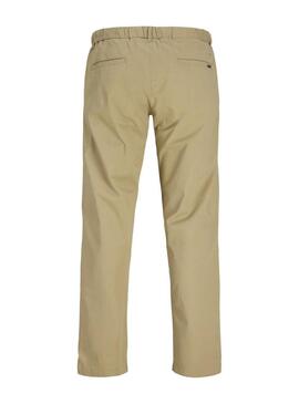 Pantaloni Jack and Jones Kane Rocco beige per uomo
