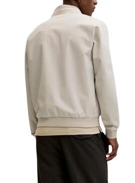 Giacca bomber beige Jack and Jones per uomo