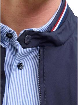 Giubbotto bomber blu Jack and Jones per uomo.