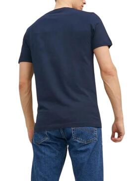 Maglietta Jack and Jones Bluarchie blu navy per uomo