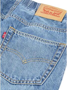 Pantaloni di jeans Levis Pull On Loose Taper blu per bambino.