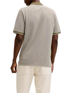 Polo Jack and Jones Bluealves beige per uomo