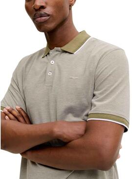 Polo Jack and Jones Bluealves beige per uomo