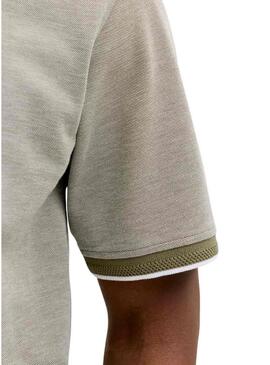 Polo Jack and Jones Bluealves beige per uomo