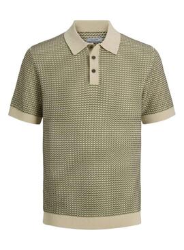 Polo Jack and Jones Lukingley verde per bambini