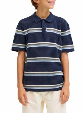 Polo Jack and Jones Maine blu navy per bambino
