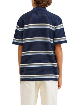 Polo Jack and Jones Maine blu navy per bambino