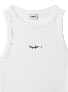 Maglietta Pepe Jeans Giselle bianca per bambina